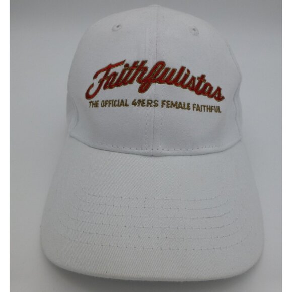San Francisco 49ers Faithfulista Adjustable Hat (1 small stain at back) - Picture 1 of 10